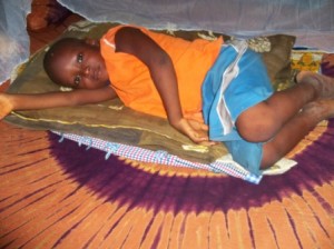 Morlai under his new net