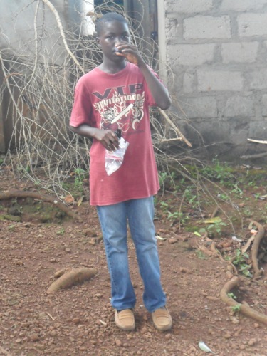 David receives vitamins