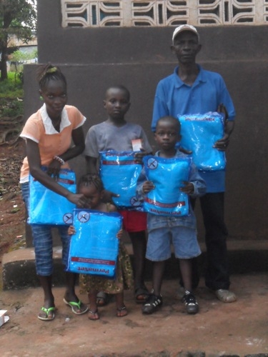 Fatmata, Saidu, Francis, Israel, and Israela